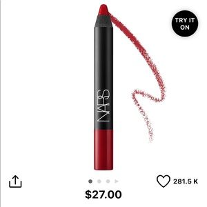nars cruella matte lip pencil